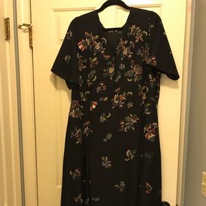 Brand new Ann Taylor black/floral dress 18